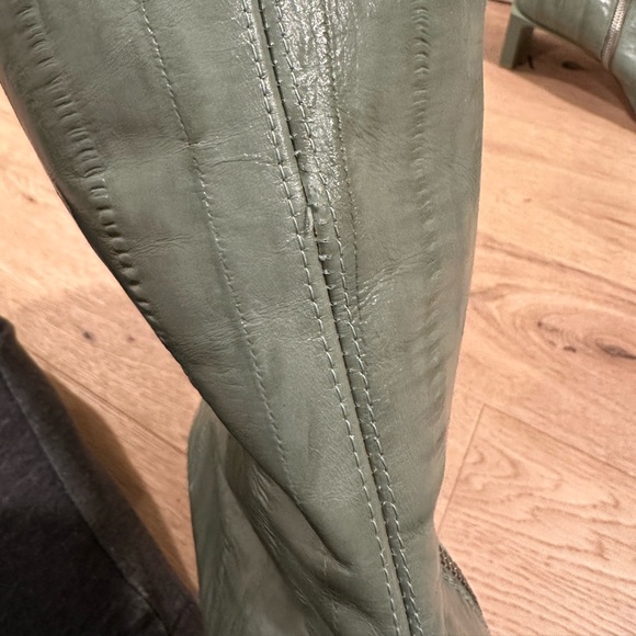 Miista Anitha Eel-Embossed Leather Boots - Picture 6 of 6